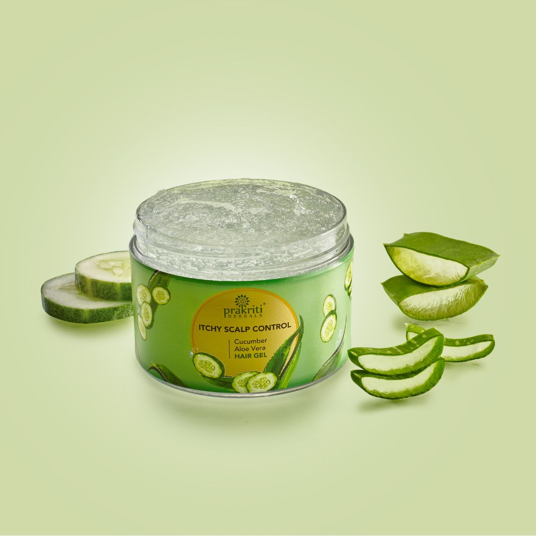 Itchy Scalp Control Cucumber Aloe Vera Hair Gel – Shopprakritiherbals