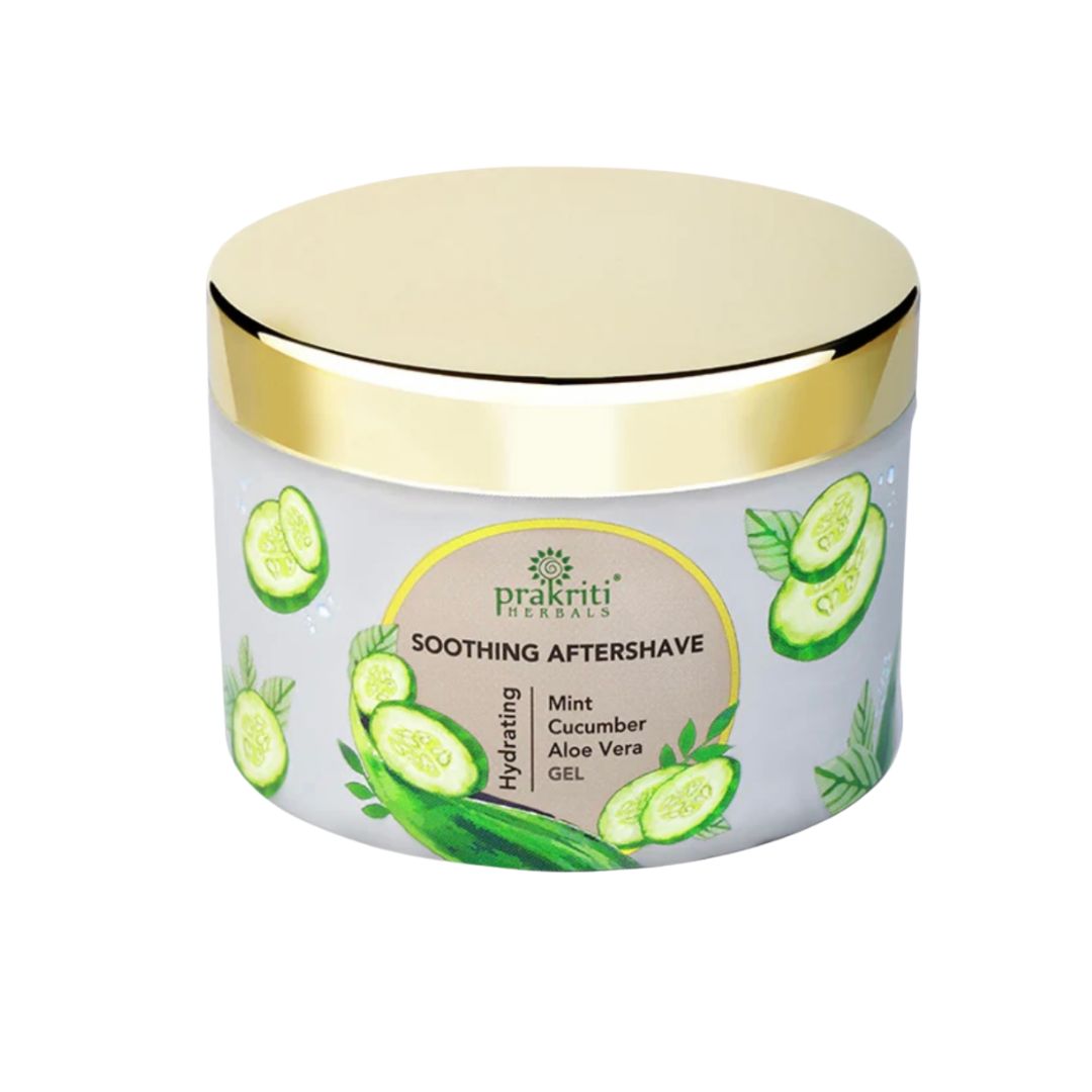 Soothing After Shave Mint Cucumber Aloevera Gel